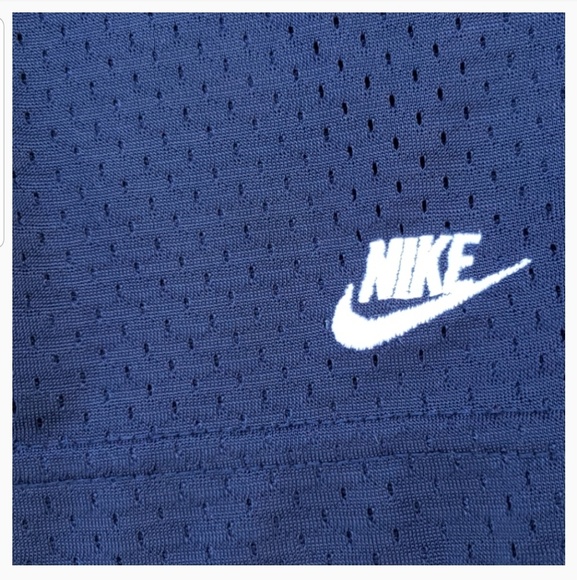 Nike Navy Boys Mesh Sports Shorts - Picture 2 of 3